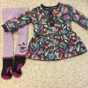 (3/$20) Boboli dress and leggings